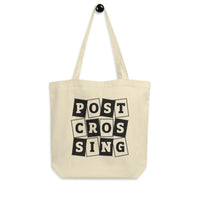 Postcrossing Black Logo Tote Bag