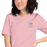 I Postcard You! Embroidery T-Shirt