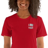 I Postcard You! Embroidery T-Shirt